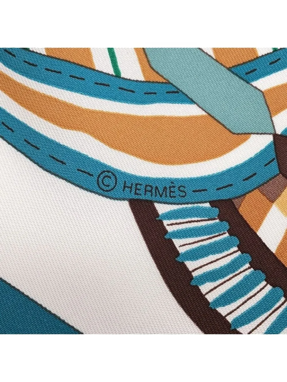 ★SOLD★ Hermes Scarf Carre 90 Imaginary Saddle la Selle Imaginaire Silk - Picture 4 of 6